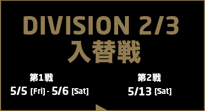 2023 DIVISION 2/3 入替戦
